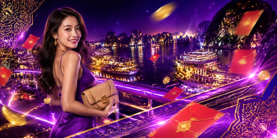 Người chơi tại Hạ Long nhận phong bì đỏ thưởng trong đêm neon sôi động