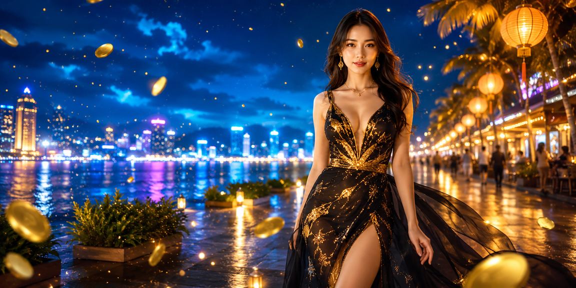 Cảnh cá cược casino sôi động tại chợ đêm Mũi Né Việt Nam